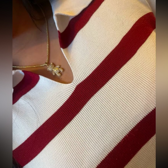 Teddy Bear Silver Crystal Chain Necklace - Picture 6 of 9